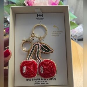 Haute Hippie Cherry Keychain | Bag Charm